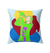 Singing Girl Indoor Pillow - Beyond T-shirts